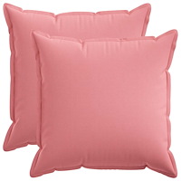 vidaXL Kudde med kudde HOUTEN 2 st Rosa Faux Linne