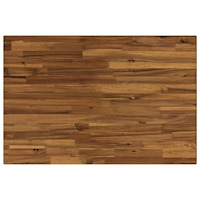 vidaXL Rektangulärt Bordsskiva 90 x 50 x 3,5 cm Rektangulär Naturlig