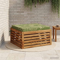 vidaXL 1-delad Sittdyna SOEST 100% Polyester Bladdesign 60 x 60 x 7 cm