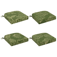 vidaXL 4-delade Sittkuddar SOEST 4 st 100% Polyester Bladdesign