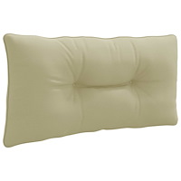 vidaXL Ryggkudde PUTTEN 100% Polyester Ljusgrön 70 x 40 x 10 cm