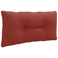 vidaXL Ryggkudde PUTTEN 100% Polyester Röd 70 x 40 x 10 cm