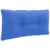 vidaXL Ryggkudde PUTTEN 100% Polyester Kungsblå 70 x 40 x 10 cm