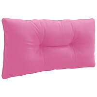 vidaXL Ryggkudde PUTTEN 100% Polyester Rosa 70 x 40 x 10 cm