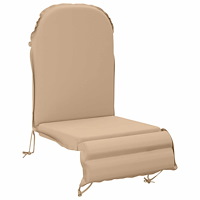 vidaXL Solsängkudde GEMERT 100% Polyester Sand 55 x 135 x 6 cm