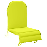 vidaXL Solsängkudde GEMERT 100% Polyester Klart grön. 55 x 135 x 6 cm