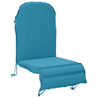 vidaXL Solsängkudde GEMERT 100% Polyester Ljusblå 55 x 135 x 6 cm