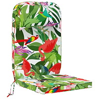 vidaXL Solsängkudde 100% Polyester Flerfärgsdesign 55 x 124 x 5 cm