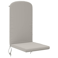 vidaXL Solsängkudde GEMERT 100% Polyester Grå 47 x 131 x 5 cm