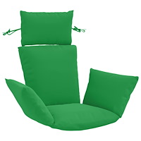 vidaXL Adirondack Kudde PUTTEN 100% Polyester Grön 60 x 145 x 10 cm