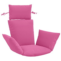 vidaXL Adirondack Kudde PUTTEN 100% Polyester Rosa 60 x 145 x 10 cm
