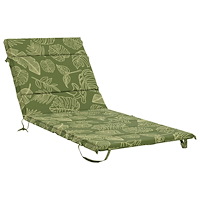 vidaXL Solstol Kudde GEMERT 100% Polyester Bladdesign 200 x 80 x 3 cm