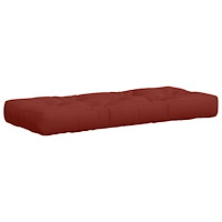 vidaXL Pallkudd VIANEN 100% Polyester Röd 120 x 50 x 12 cm