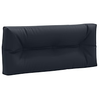 vidaXL Pallryggkudde VIANEN 100% Polyester Mörkblå 120 x 60 x 12 cm