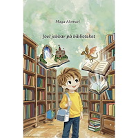 Maya Alomari Joel jobbar på biblioteket. (inbunden)