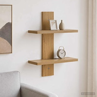 vidaXL Vägghylla Artisan-ek 30 x 13.5 x 43 cm Konstruerat trä