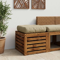 vidaXL 1-delad Sittdyna VIANEN 100% Polyester Ljusgrön 40 x 40 x 12 cm