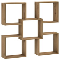 vidaXL Vägg hylla Artisan-ek 99,5 x 17 x 91 cm Konstruerat trä