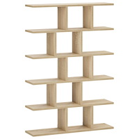 vidaXL Vägghylla Sonoma-ek 70 x 17 x 101 cm Konstträ