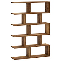 vidaXL Vägg hylla Gammalt trä 70 x 17 x 101 cm Konstruerat trä