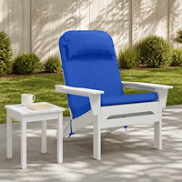 vidaXL Solsängkudde 100% Polyester Kungsblå 55 x 124 x 5 cm