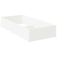 vidaXL Sängomramning för ställbar sängbotten Vit 70 x 200 cm