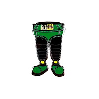 Pawprint Family Wrong Trousers Pin Badge