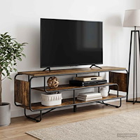 vidaXL TV-bänk 180 x 36 x 45 cm Rökt ek Konstruerat trä