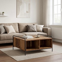 vidaXL Kaffeebord Gammalt trä 50 x 49 x 41 cm Konstruerat trä