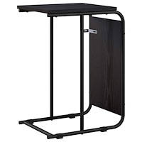 vidaXL Sidobord Svart ek 40 x 31 x 55 cm Konstruerat trä