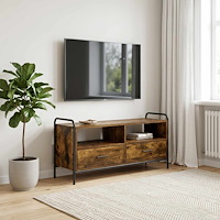 vidaXL TV-skåp 67,5 x 33 x 50 cm Rökt ek Konstruerat trä