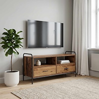 vidaXL TV-skåp 67,5 x 33 x 50 cm Gammalt trä Konstruerat trä