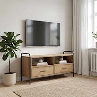 vidaXL TV-skåp 67,5 x 33 x 50 cm Artisan-ek Konstruerat trä