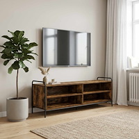 vidaXL TV-skåp 140 x 39,5 x 50 cm Rökt ek Konstruerat trä