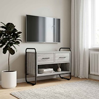 vidaXL TV-skåp 60 x 30 x 50 cm Grå Sonoma Konstruerat trä