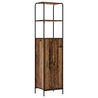 vidaXL Skåp Gammalt trä 40 x 33 x 161 cm Konstruerat trä