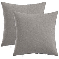 vidaXL Kuddöverdrag 2 st HEERLEN Moln Grå 35 x 35 cm Tyg