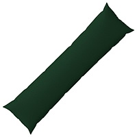 vidaXL Kuddöverdrag HEERLEN Mörkgrön 40 x 145 cm Tyg