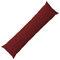 vidaXL Kuddöverdrag HEERLEN Vinröd 40 x 145 cm Tyg