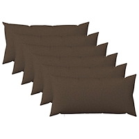 vidaXL Kuddöverdrag 6 st HEERLEN Taupe 40 x 70 cm Tyg