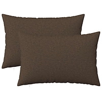 vidaXL Kuddöverdrag 2 st HEERLEN Taupe 50 x 70 cm Tyg