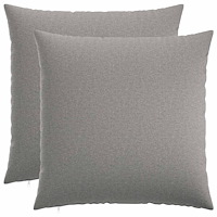 vidaXL Kuddöverdrag 2 st HEERLEN Moln Grå 65 x 65 cm Tyg