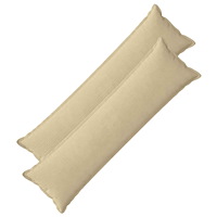 vidaXL Kuddöverdrag 2 st HOUTEN Ljust gröngrå 40 x 145 cm manchester