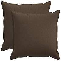 vidaXL Kuddöverdrag 2 st HOUTEN Taupe 60 x 60 cm Faux Linne