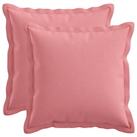 vidaXL Kudde med kudde HOUTEN 2 st Rosa Faux Linne