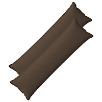 vidaXL Kudde med kudde HOUTEN 2 st Taupe Faux Linne