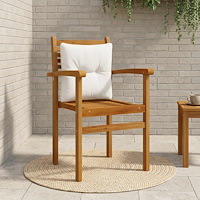 vidaXL Ryggkudde PUTTEN 100% Polyester Vit 40 x 40 x 10 cm