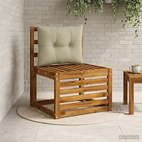 vidaXL Ryggkudde PUTTEN 100% Polyester Ljusgrön 60 x 40 x 10 cm