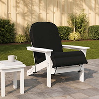 vidaXL Solsängkudde GEMERT 100% Polyester Svart 55 x 135 x 6 cm