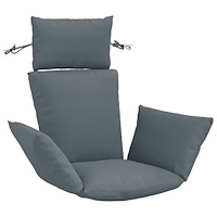 vidaXL Adirondack Kudde PUTTEN 100% Polyester Blå 60 x 145 x 10 cm